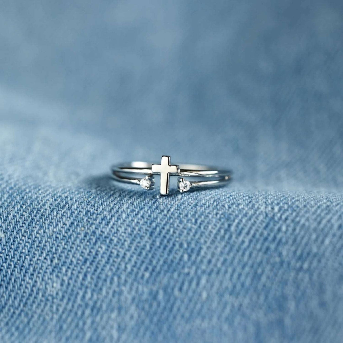 925 Sterling Silver Cross Ring apparel & accessories