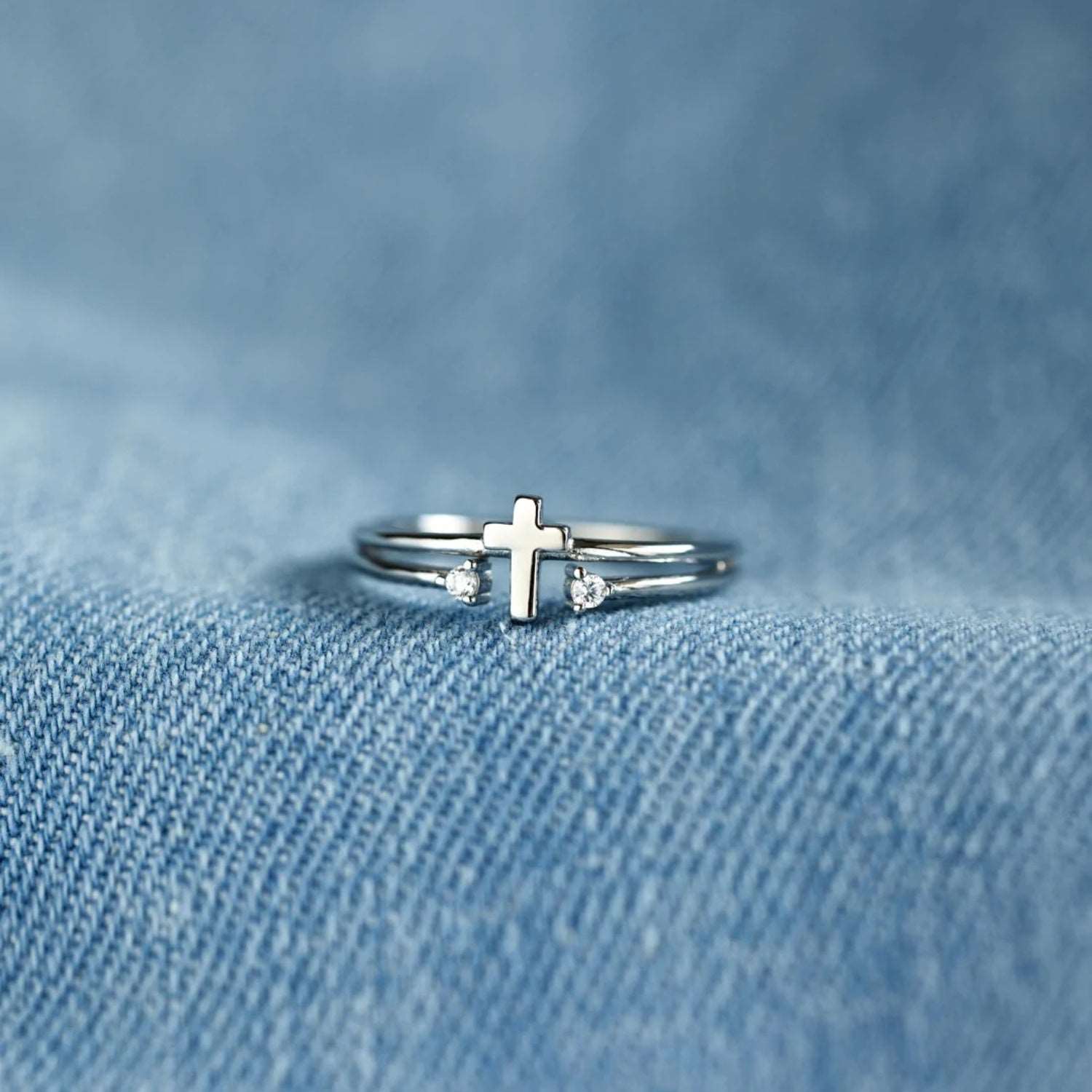 925 Sterling Silver Cross Ring apparel & accessories