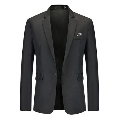 Men's Loose Single-breasted Business Suit Jacket apparels & accessories