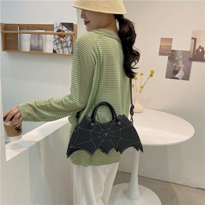 Halloween Spider Web Shape Shoulder Bags halloween