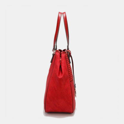 Nicole Lee USA Scallop Stitched Tote Bag apparel & accessories