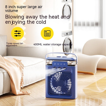 Multifunctional Humidifier Atomization Air Cooler Desktop Fan HOME