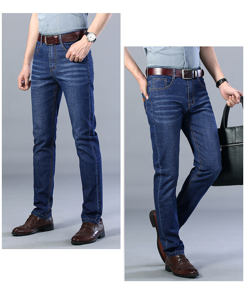 Casual Comfortable Stretch Straight Jeans men's clothing