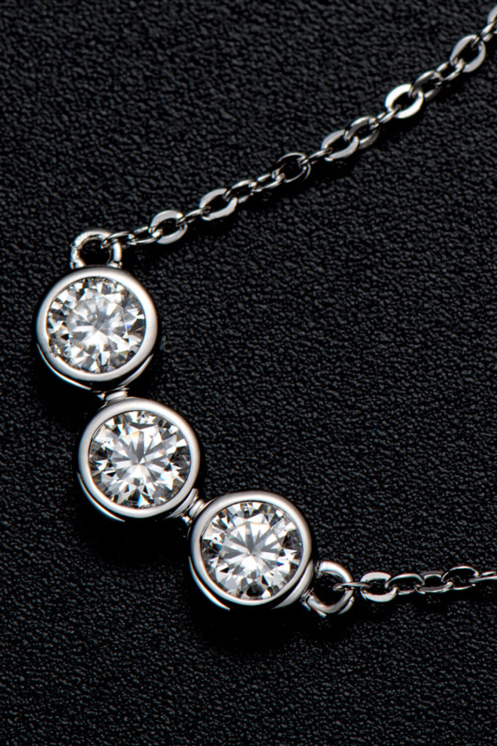 Find Your Center Moissanite Necklace apparel & accessories