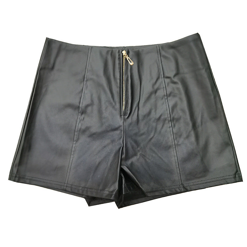 Leather Shorts High Waist apparel & accessories