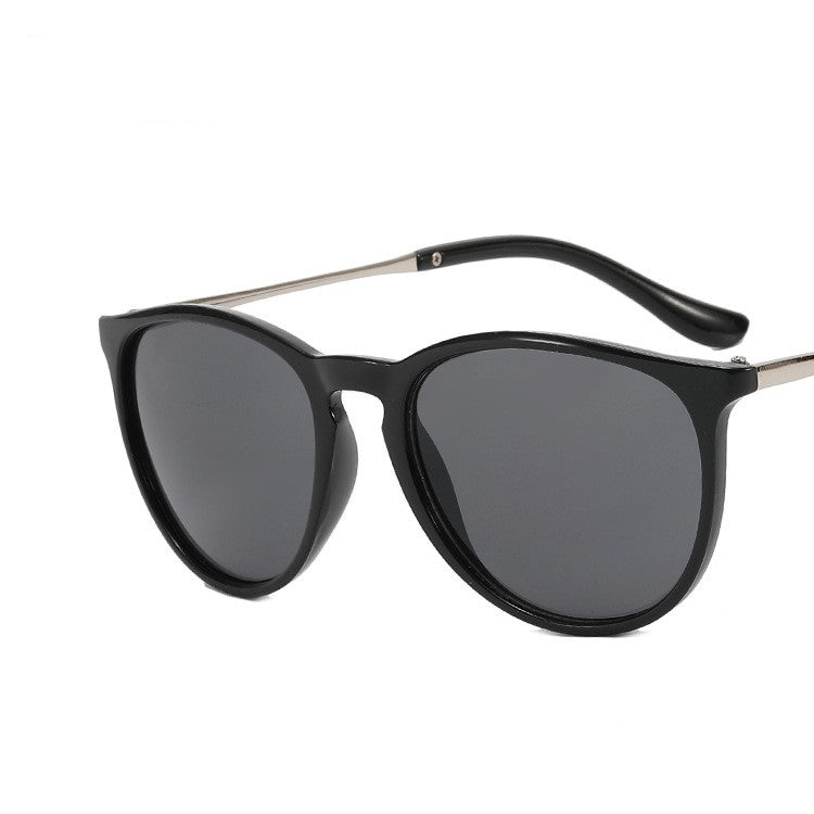 European And American Trend Semi-metal Toad Round Sun Glasses apparel & accessories