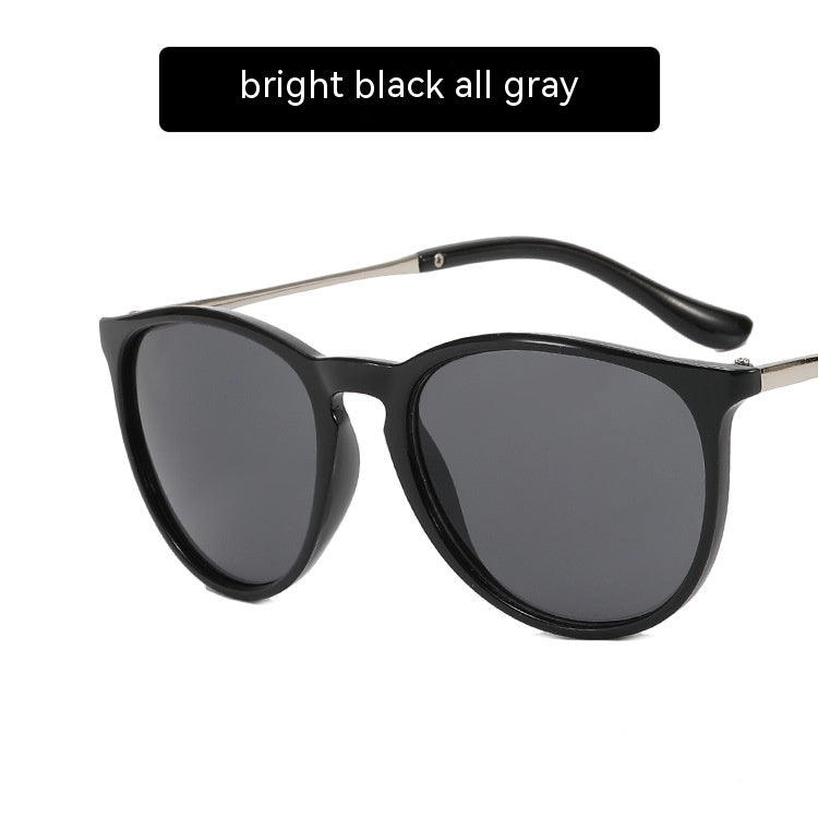 American Trend Semi-metal Round Sun Glasses apparel & accessories