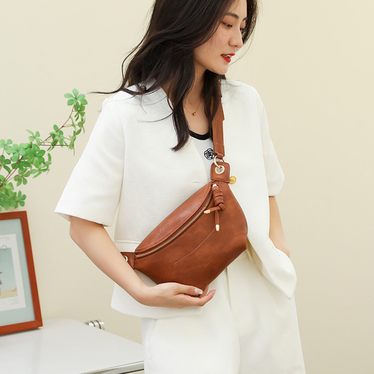 PU Leather Sling Bag apparel & accessories