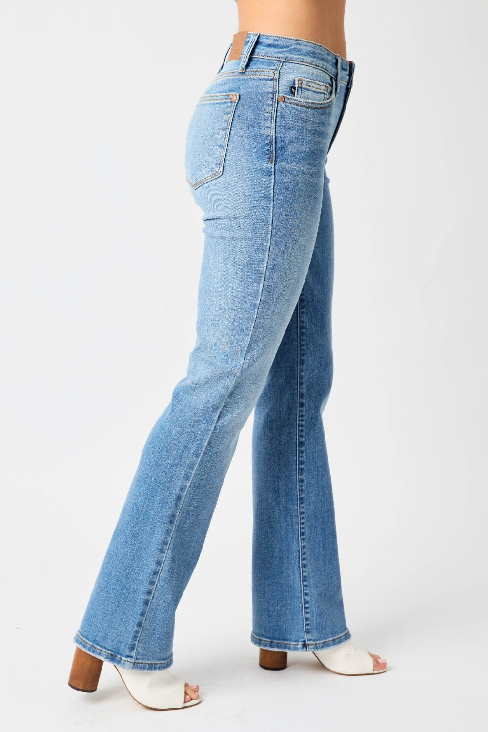 Judy Blue Full Size High Waist Straight Jeans Bottom wear