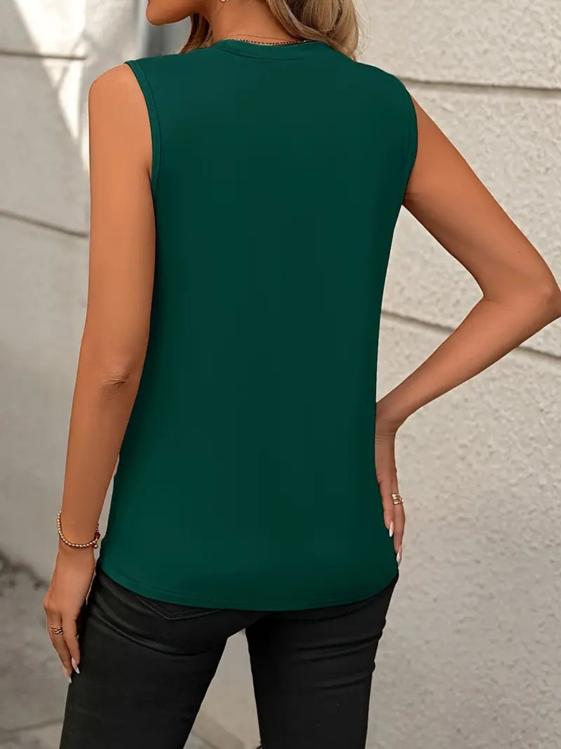 Round Neck Sleeveless Tank apparel & accessories