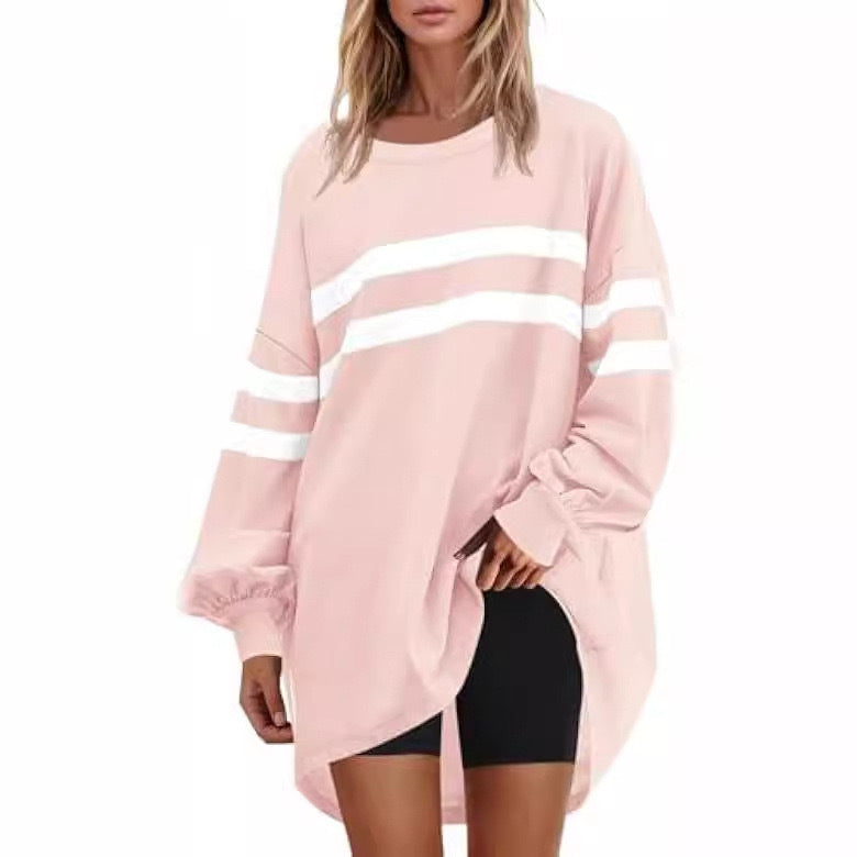 Women's Round Neck Loose Pullover Sweater apparels & accessories