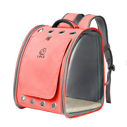 Pet Backpack Full Transparent PVC Pet Backpack Pet Products