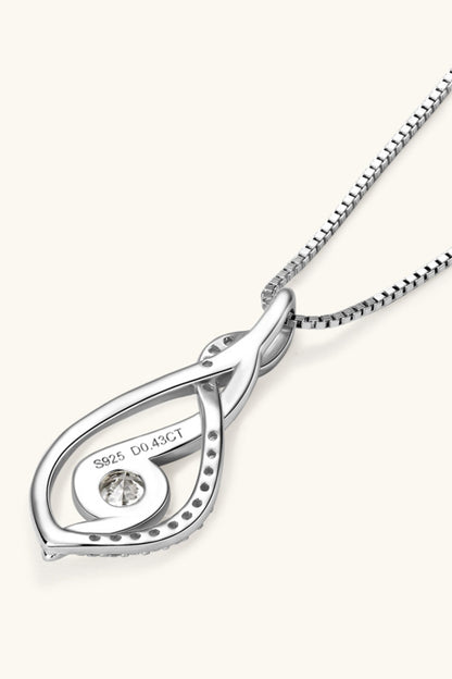 Moissanite 925 Sterling Silver Necklace apparel & accessories