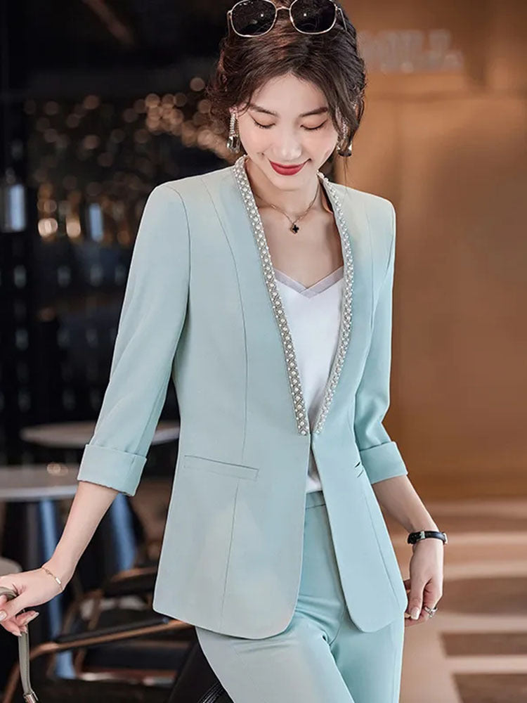 Plus Size Women's Thin Suit Jacket apparel & accessories