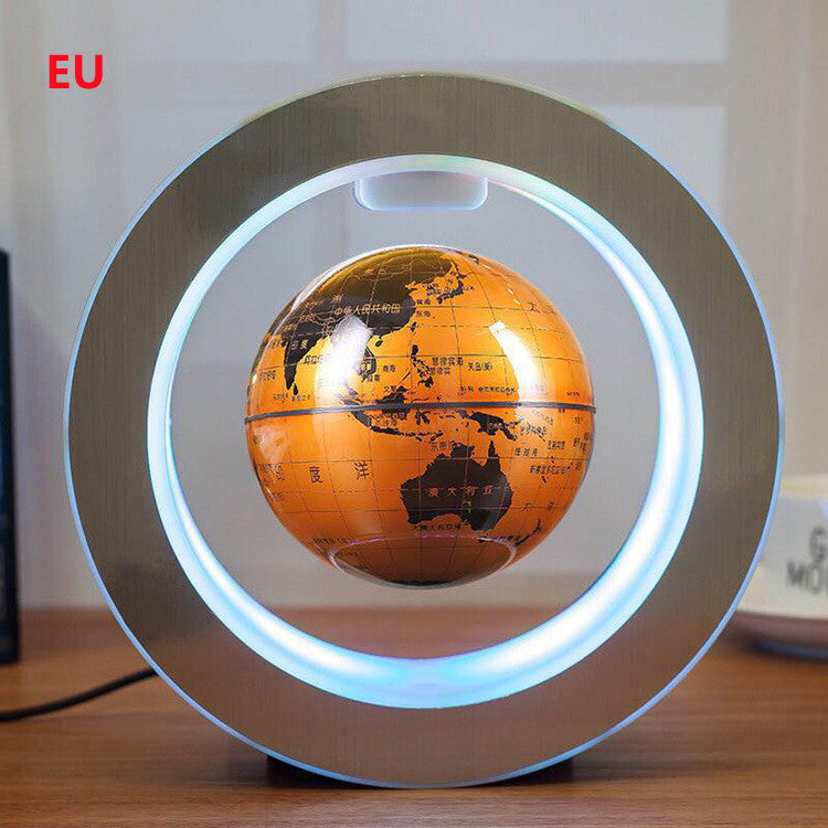 Round LED World Map Floating Globe Magnetic Levitation Light Anti Gravity Magic Gadgets