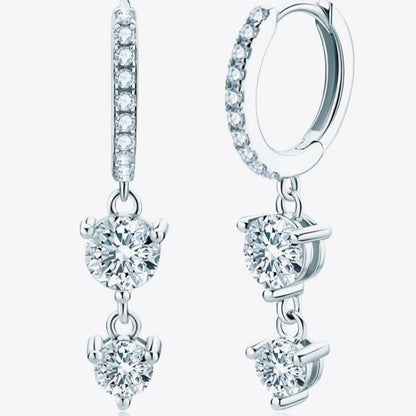 Adored Be The One Moissanite Drop Earrings apparel & accessories