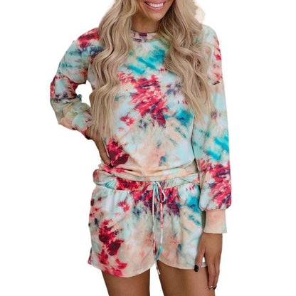 Spring And Summer European And American Tie-dye Homewear Women apparels & accessories