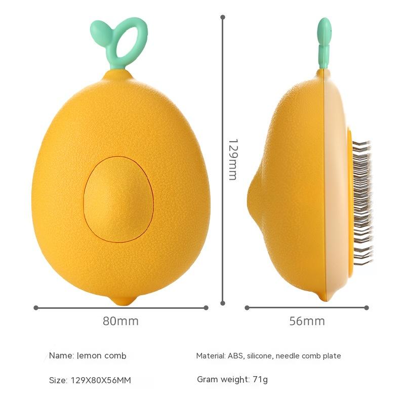 Avocado Shaped Dog Cat Grooming Tool Pet 0