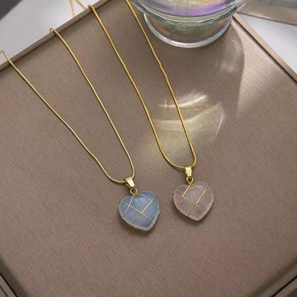 Fashion Moonstone Necklace Jewelry