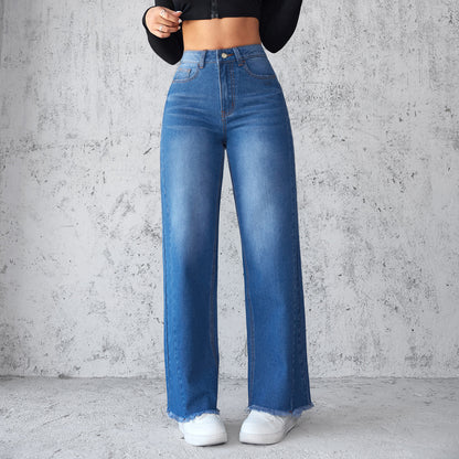 Fashion Straight Wide Leg Jeans apparels & accessories