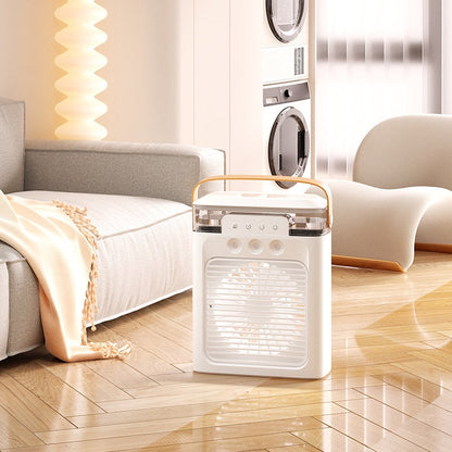 Multifunctional Humidifier Atomization Air Cooler Desktop Fan HOME