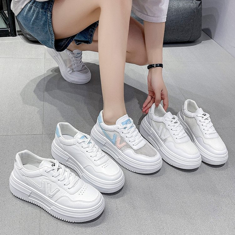 Lace-Up Flat Shoes Women Harajuku Casual Shoes & Bags