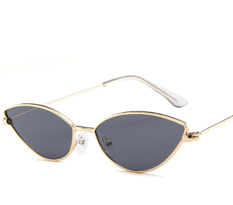 Cute Sexy Sunglases Retro Cat Eye Sunglasses Women Metal Triangle Vintage Cateye Sun Glasses Female apparel & accessories