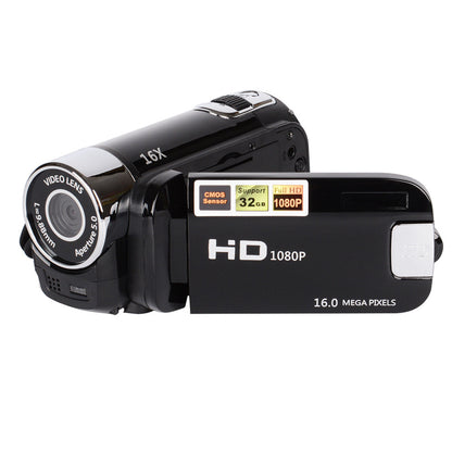 Vlog Camera 1080P Full HD 16 Million Pixel DV Camcorder Digital Video Camera Screen 16X Night Shoot Zoom Digital Zoom Gadgets