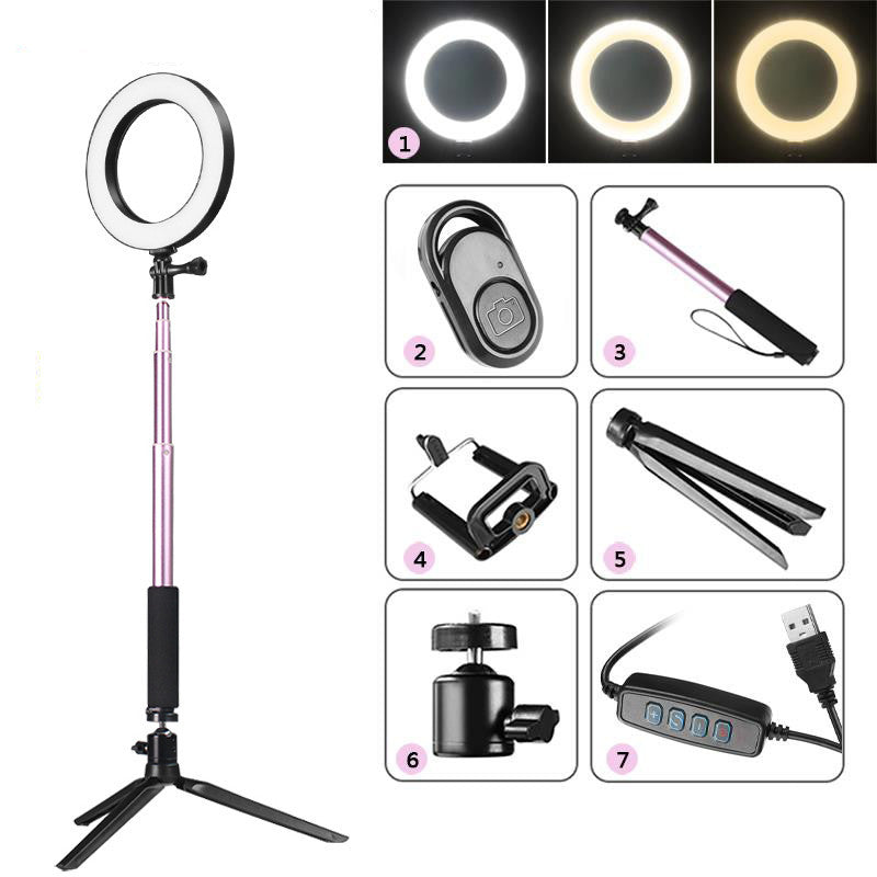 Compatible with Apple, Tripod Fill Light Live Bracket Beauty Light Set Ring Light Gadgets