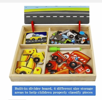 Wooden puzzle children's educational development toys 0