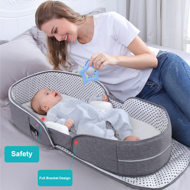 Portable Removable Folding Crib Baby Bed Mammy Bag HOME