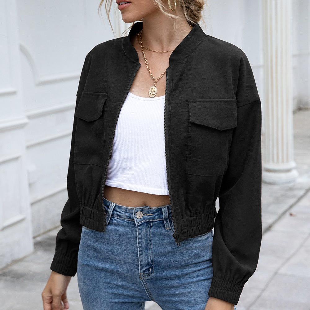 Casual leather jacket in autumn and winter apparels & accessories