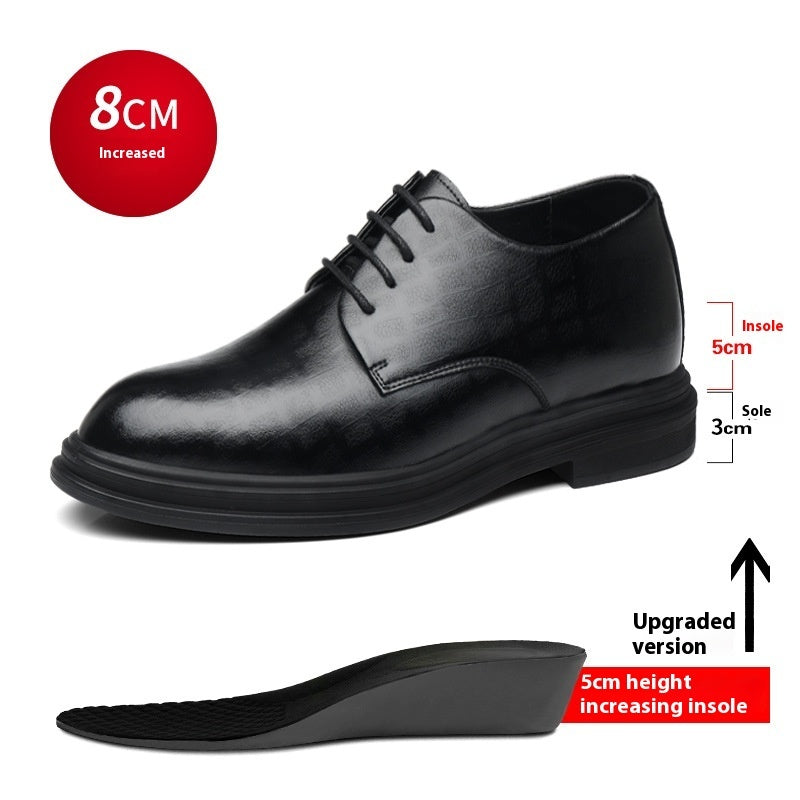 Height Increasing Insole Calf Leather Shoes Shoes & Bags