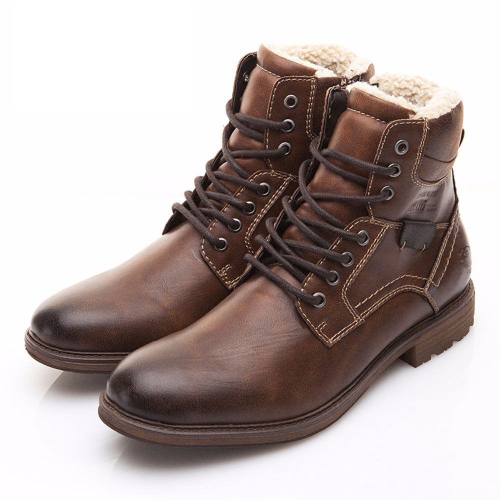 winter men warm shoes martin boots snow boots Shoes & Bags