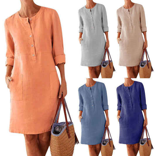 Women Clothing Dress Streetwear Long Sleeve Dress apparels & accessories