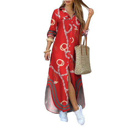 Shirt long skirt dress apparel & accessories