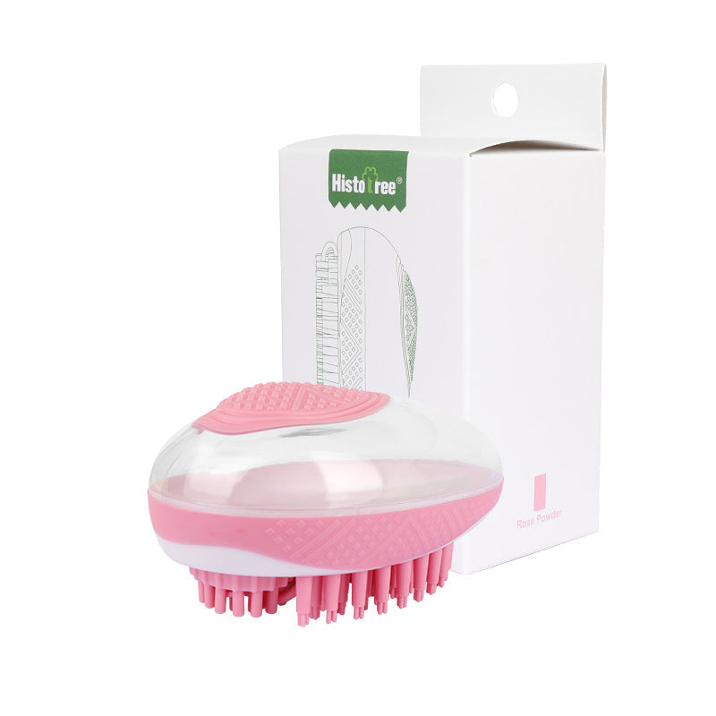 Dog Cat Bath Brush 2-in-1 Pet Hair brush