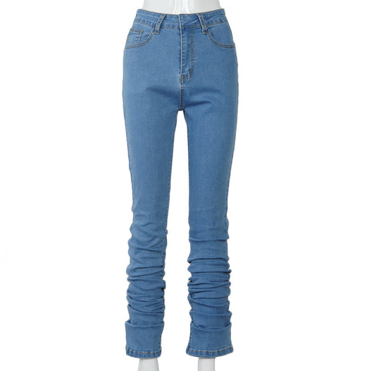 Versatile casual jeans stack pants apparel & accessories