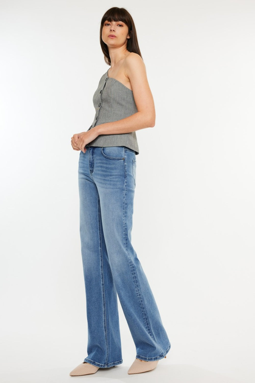 Kancan Ultra High Rise Cat's Whiskers Jeans Bottom wear