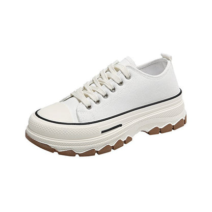 Spring And Autumn Low-top Lace-up Casual Shoes Women's Shoes & Bags