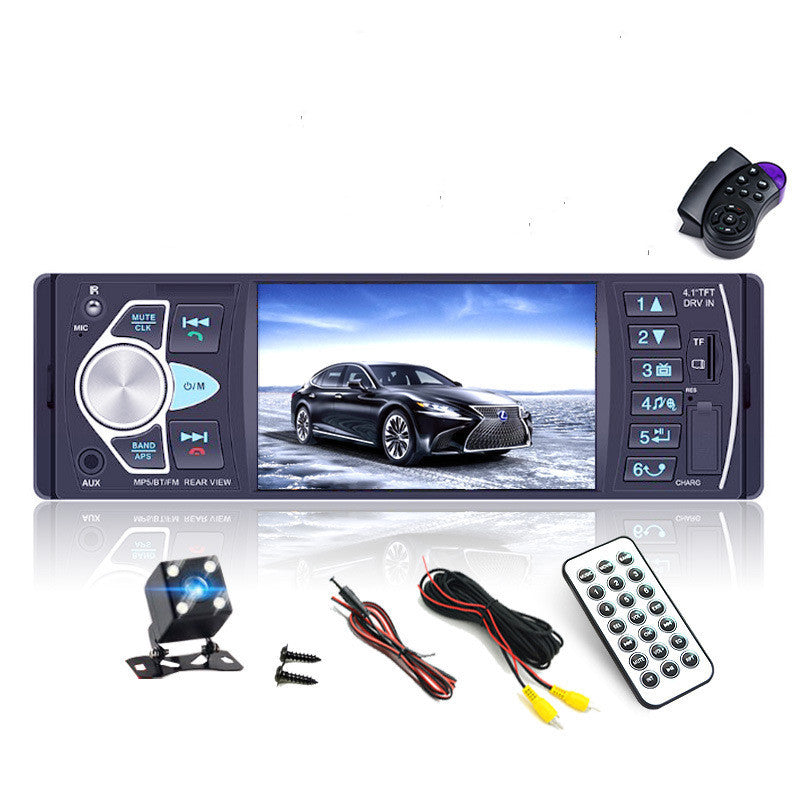 4.1 inch high-definition large screen Bluetooth hands-free car MP5 player Gadgets
