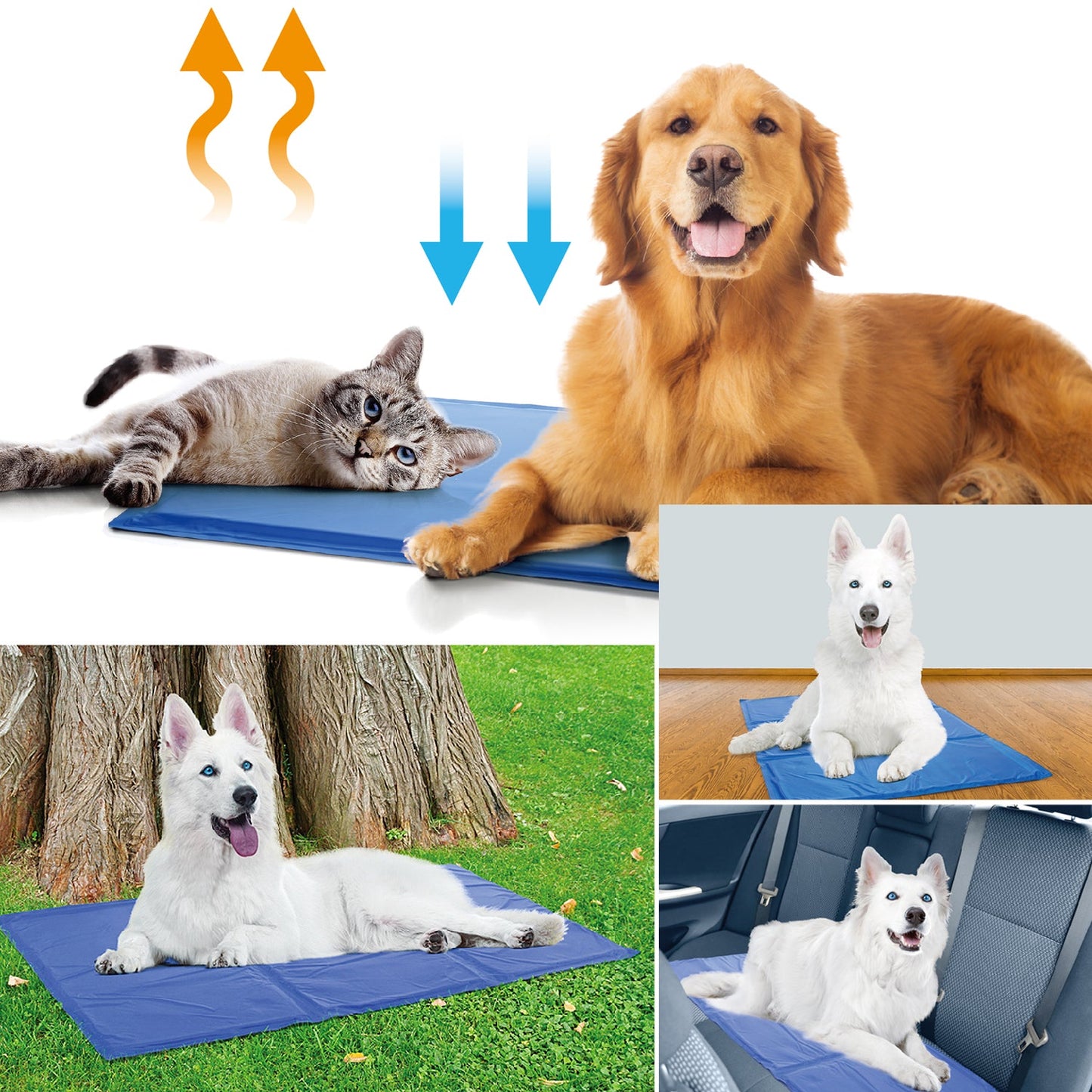 Pet Ice Pad Teddy Mattress Pet Cool Mat Bed Summer Cooling Dog Mat 0