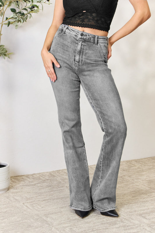 Kancan High Waist Slim Flare Jeans apparel & accessories