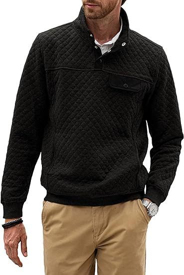 Simple Trendy Loose Sweater Long Sleeve Stand Collar Men apparels & accessories