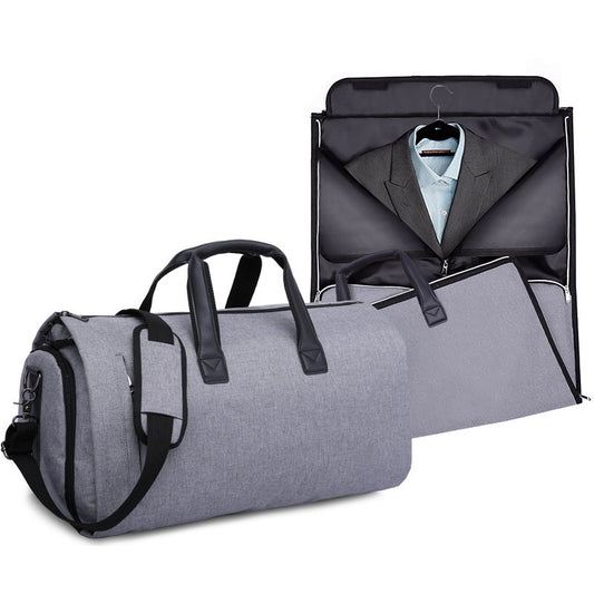 Large-capacity travel bag portable cylinder folding suit bag Shoes & Bags
