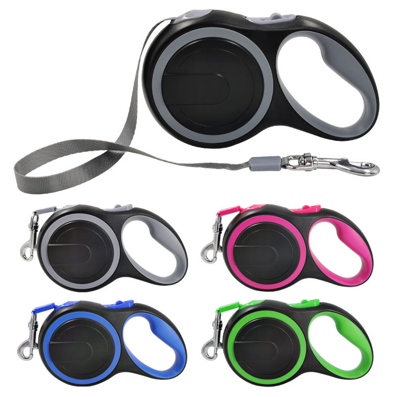 Automatic Telescopic Traction Rope Pet Collars & Harnesses