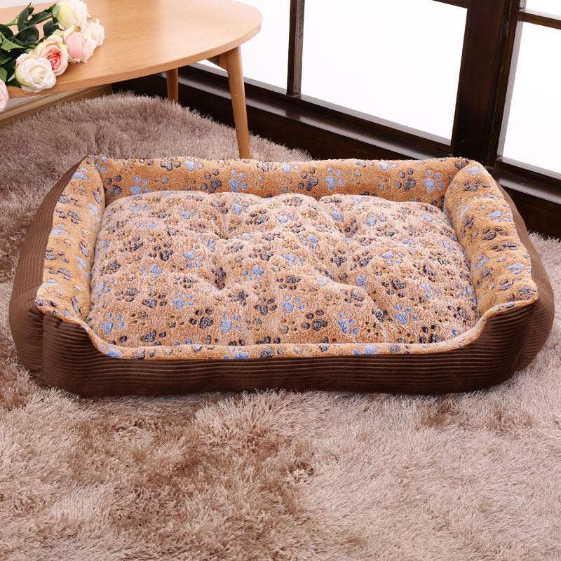 A Dog bed with pet cushion Pet bed