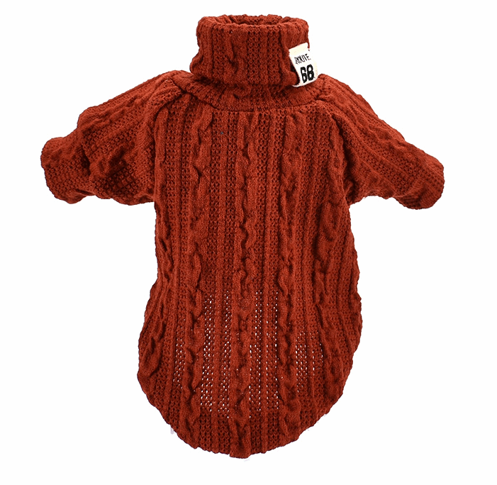 Pet Turtleneck Knitted Sweater pet cloths