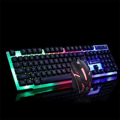 GTX300 Gaming CF LOL Gaming Keyboard Mouse Glowing Set Gadgets