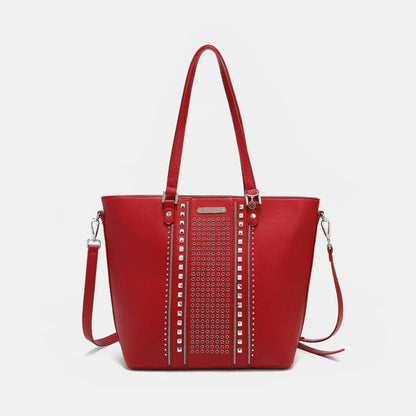 Nicole Lee USA Studded Decor Tote Bag apparel & accessories